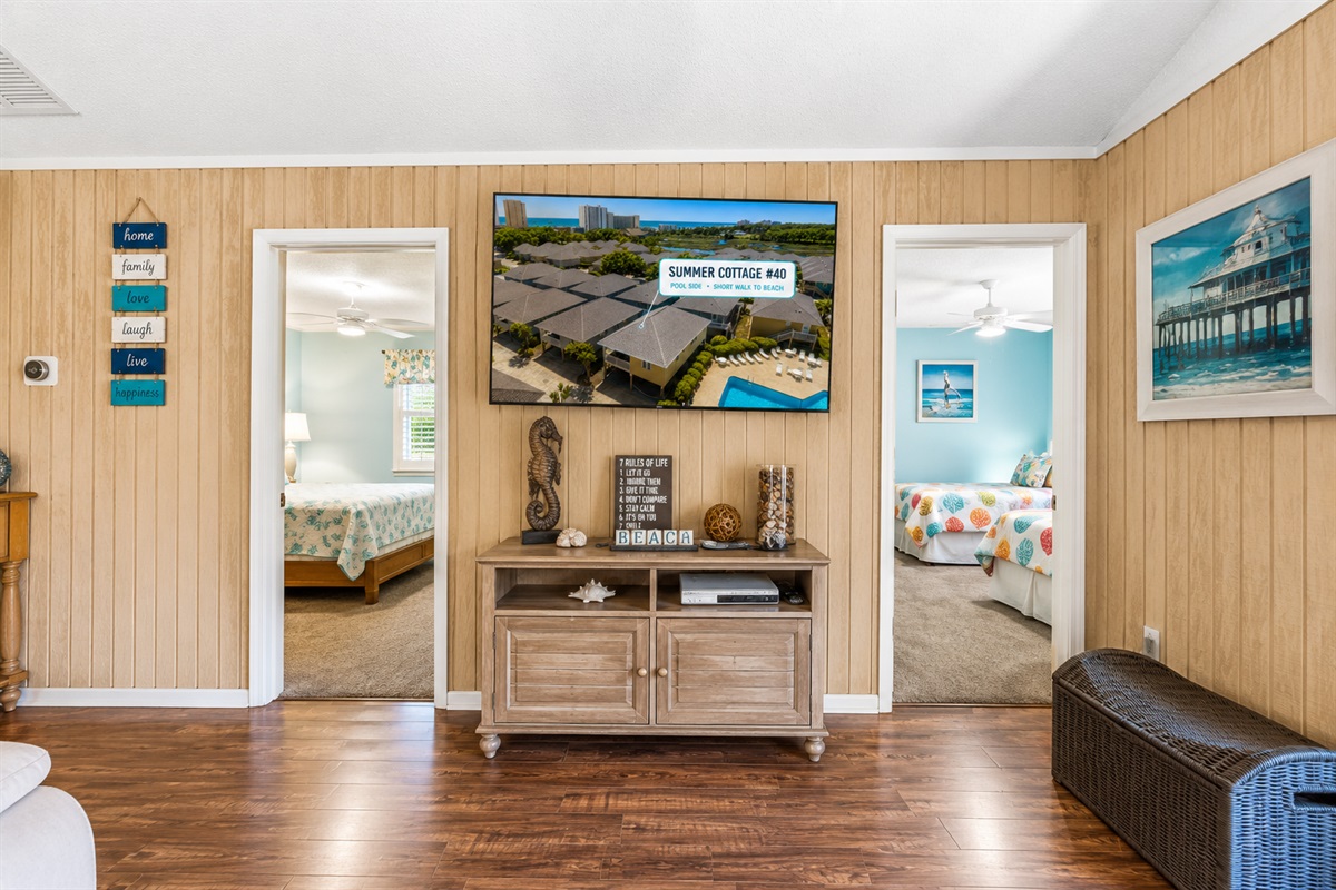 Spacious Open Living Room