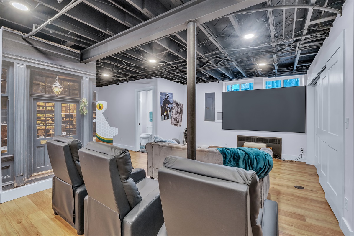 Enjoy a movie or the big game on the big screen