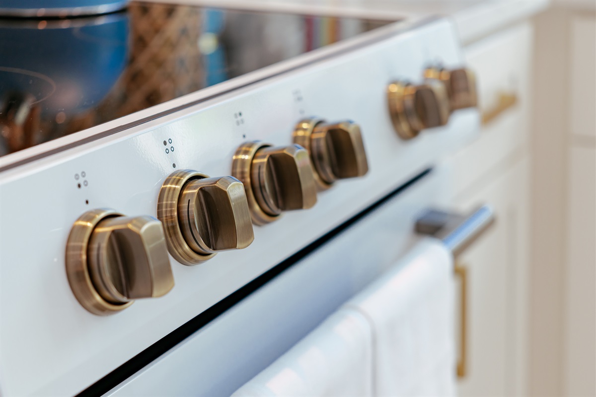 Our chef's kitchen is a dream, with everything you need to make memorable home-cooked meals.