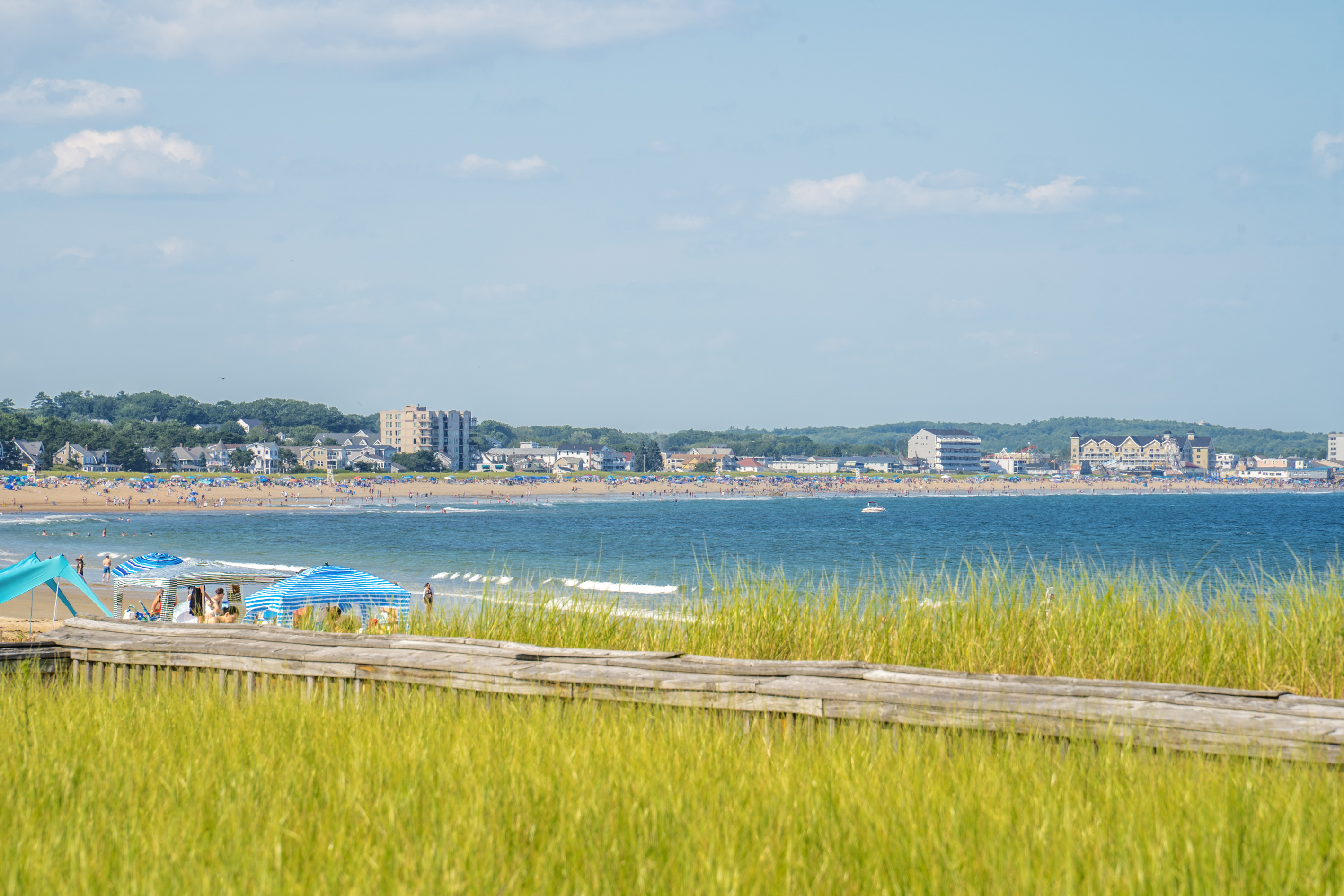 Beautiful coastal views stretch across the beach and shoreline, setting the scene for a classic seaside escape.