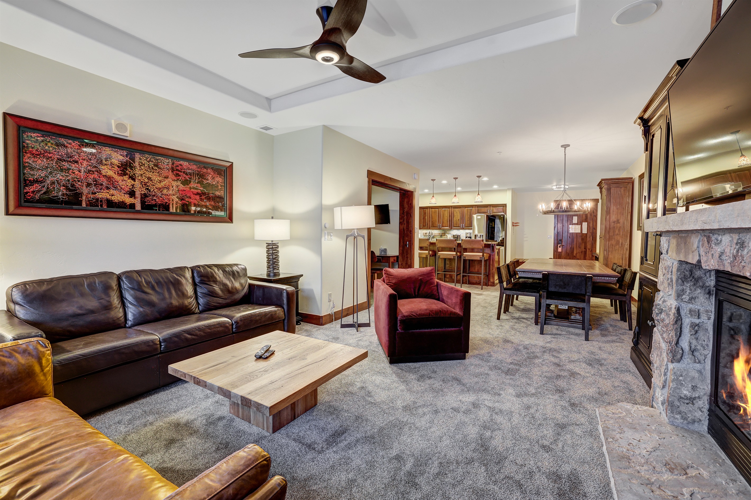 Living Room with Sofa Sleeper