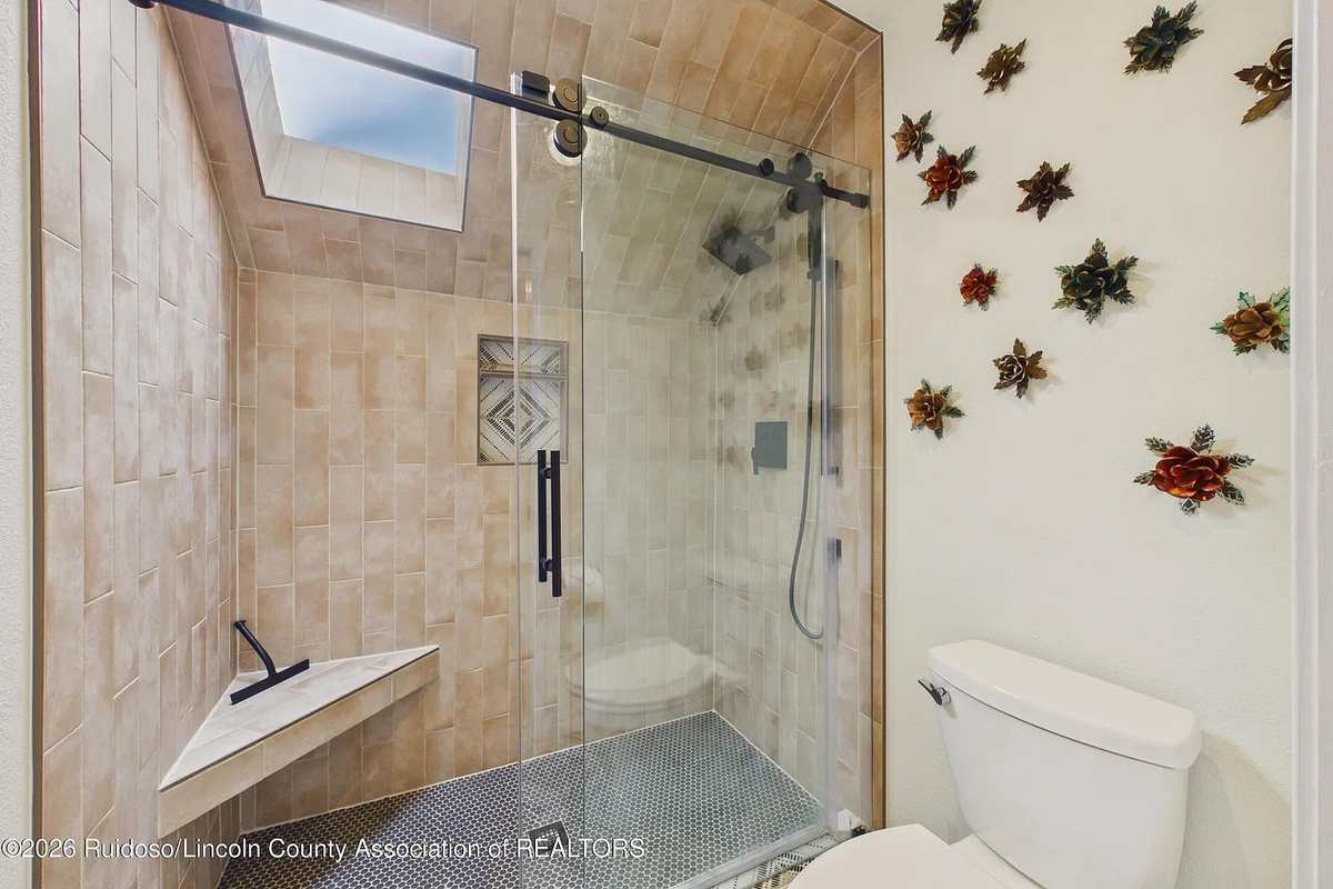 Upstairs Bathroom with huge shower