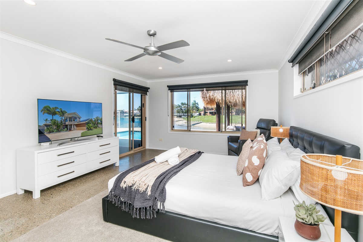 Bedroom 1 with view, walk in robe and ensuite