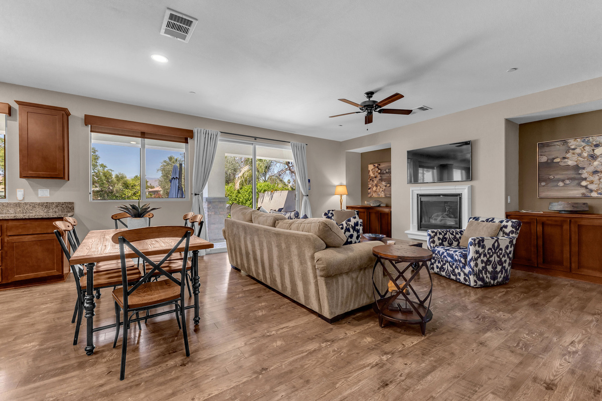 Views from Dining Living area