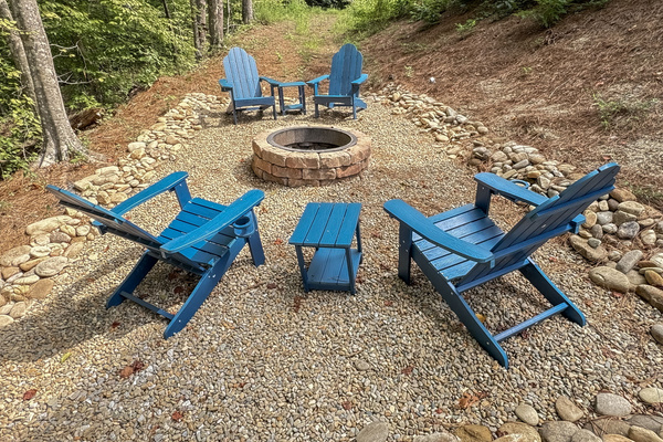 Fire pit and seating