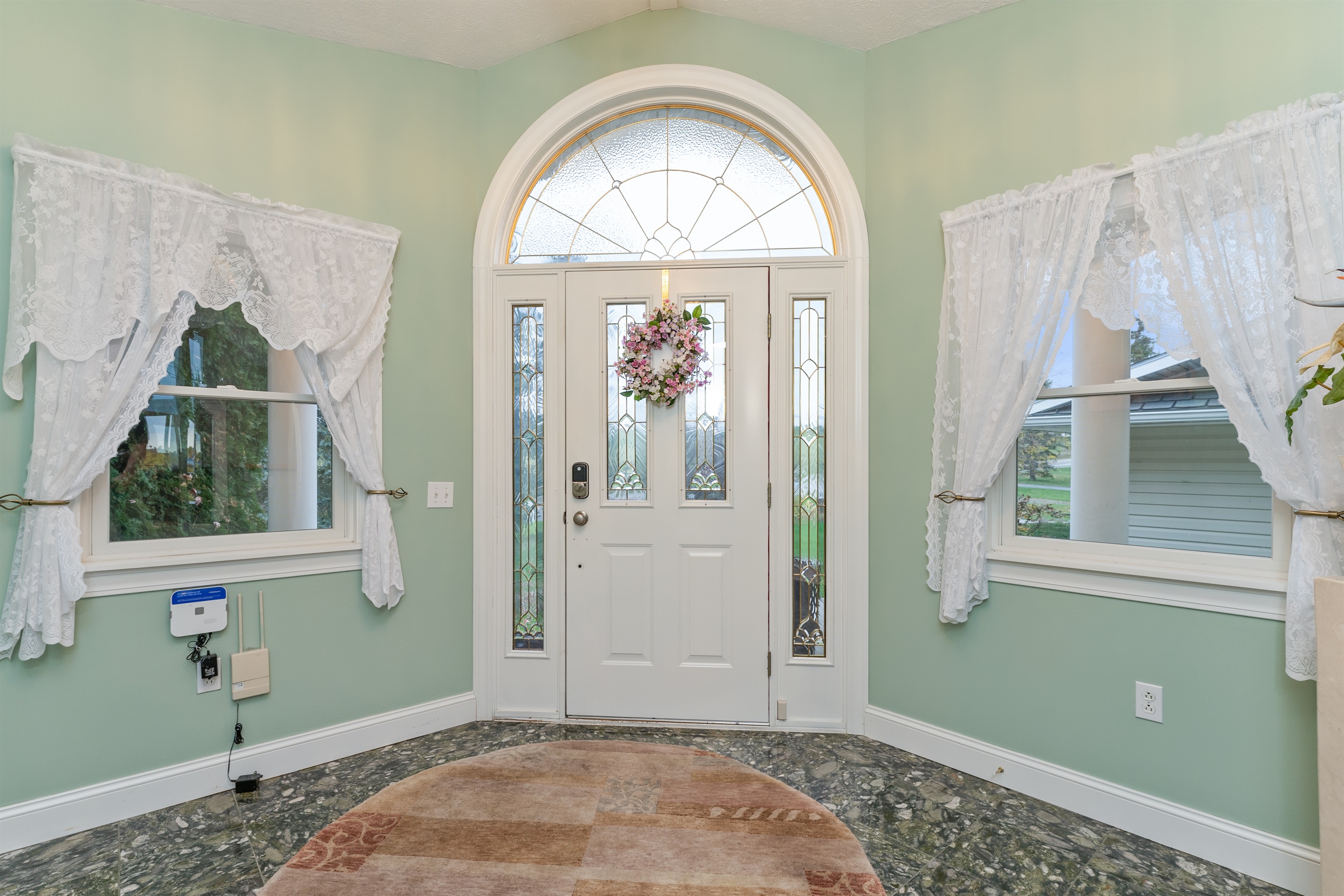 Open inviting entryway