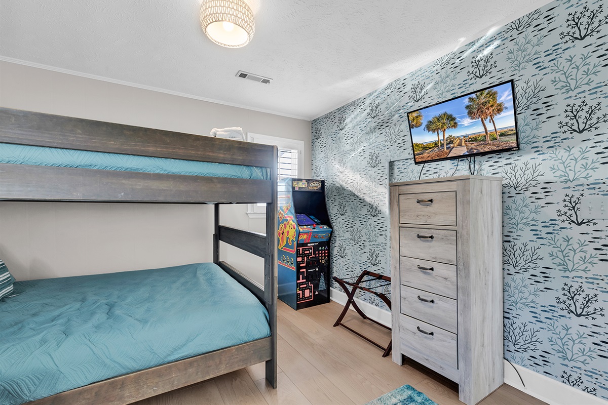 Smart TV and additional seating area