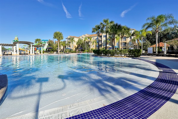 Ease into vacation mode at the zero-entry heated pool – where kids splash safely and parents unwind in the sun