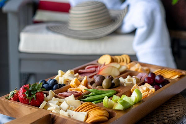 A private, secluded oasis designed for relaxation, featuring a hot tub—the perfect spot to unwind and stargaze. It's the ultimate way to melt away stress after a day of exploring.