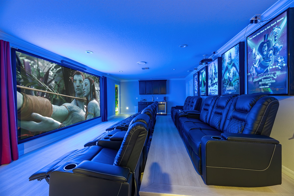 Movie Theater with 12 Chairs