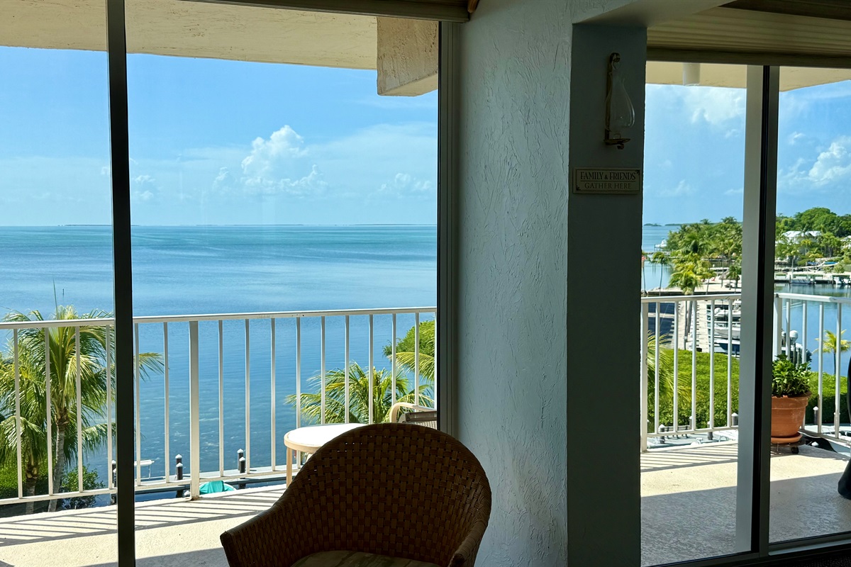 View from balcony