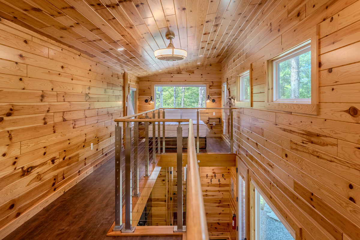 Cabins are heated and air conditioned