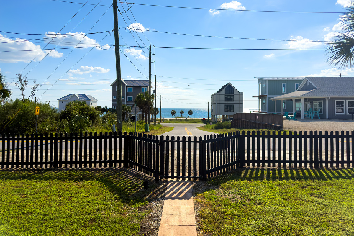 Ocean view from the yard.