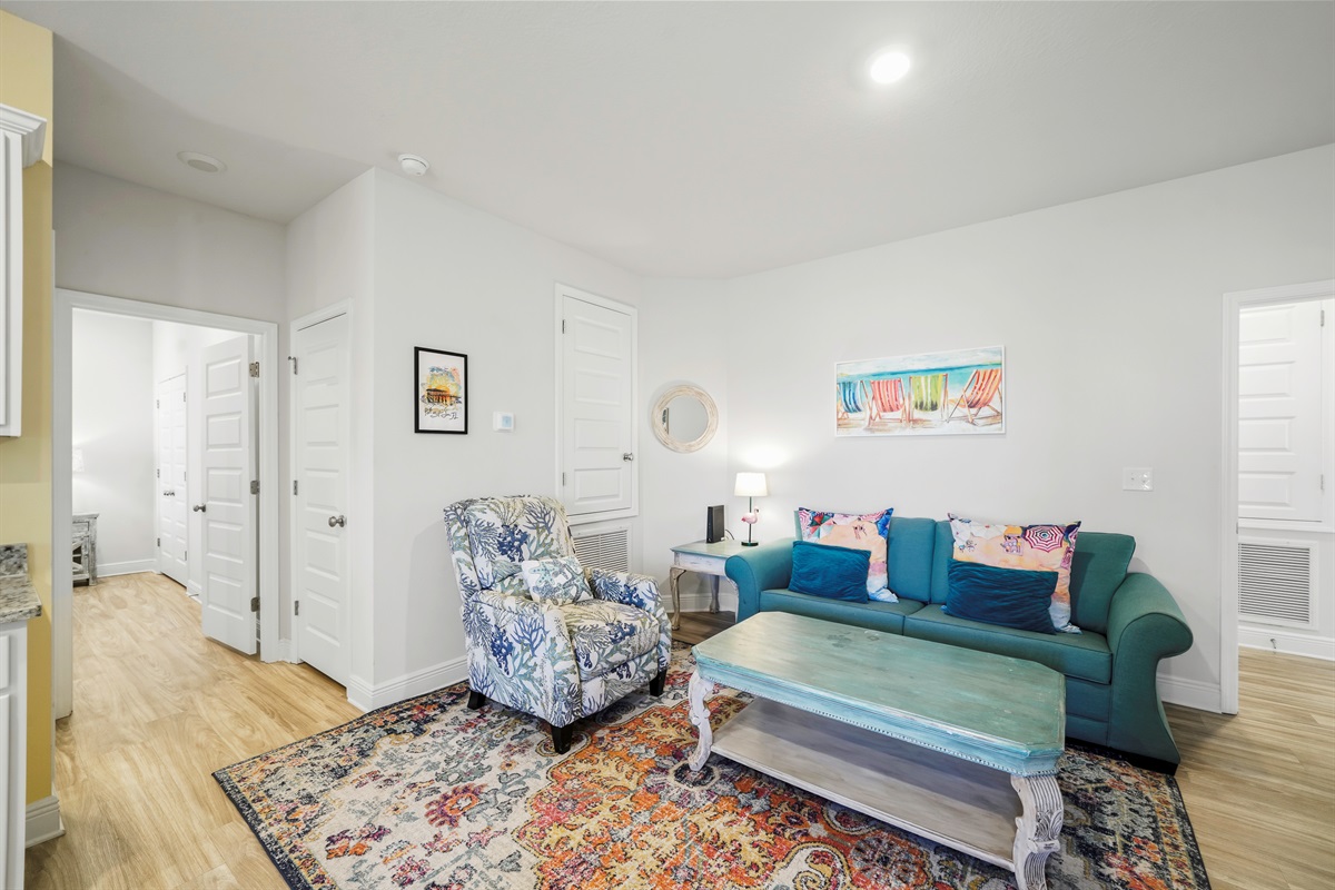 Spacious MIL suite with open layout