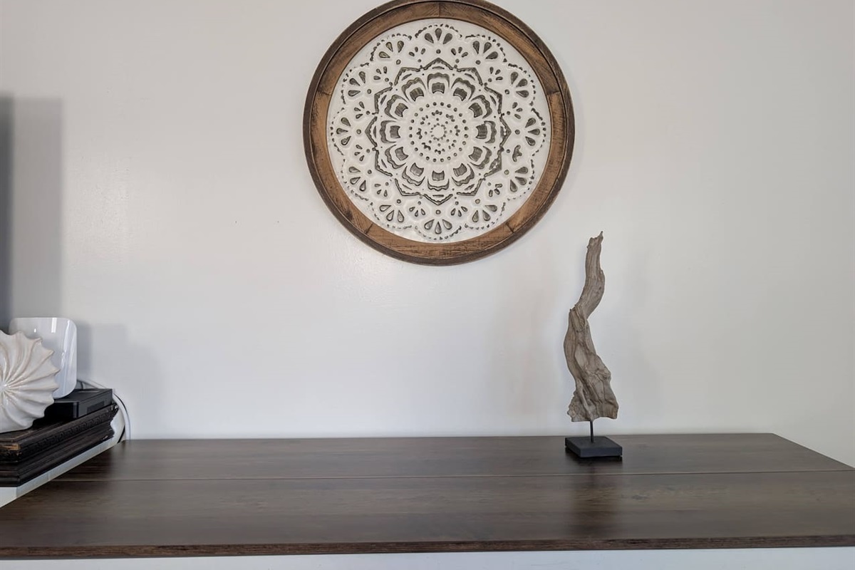 Elegant décor.