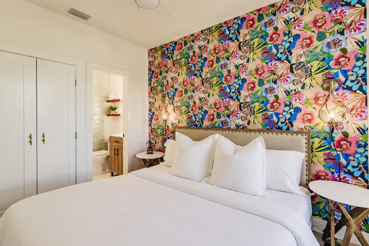 2nd Master bedroom with king bed and private bath