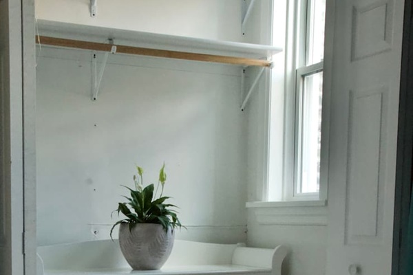 Bright window nook bringing natural light into the home.