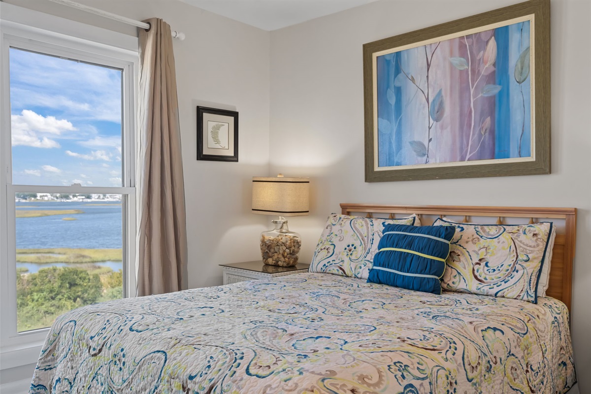 Front bedroom is all about relaxation and stunning views