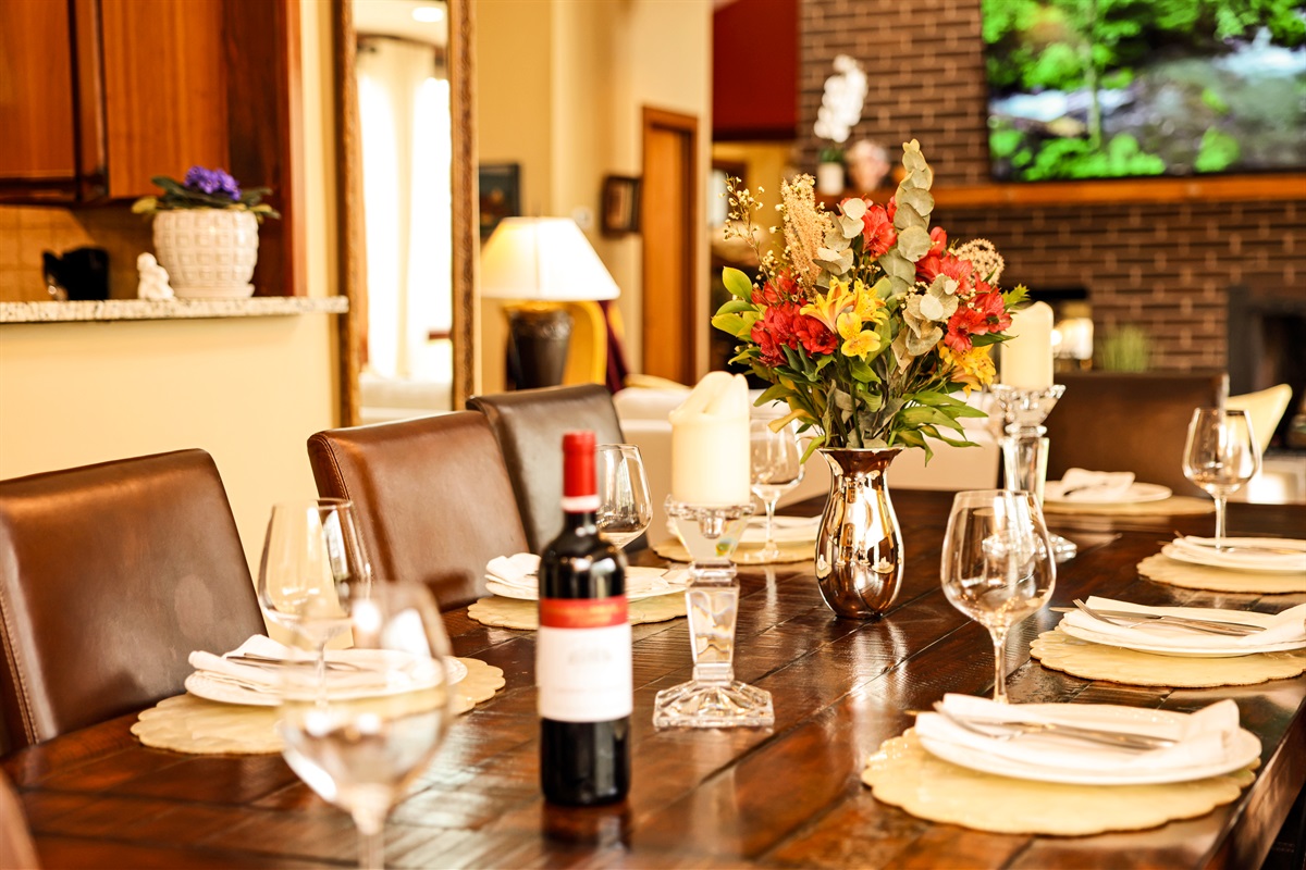 China and porcelain dishware for meals and celebrating special occasions.