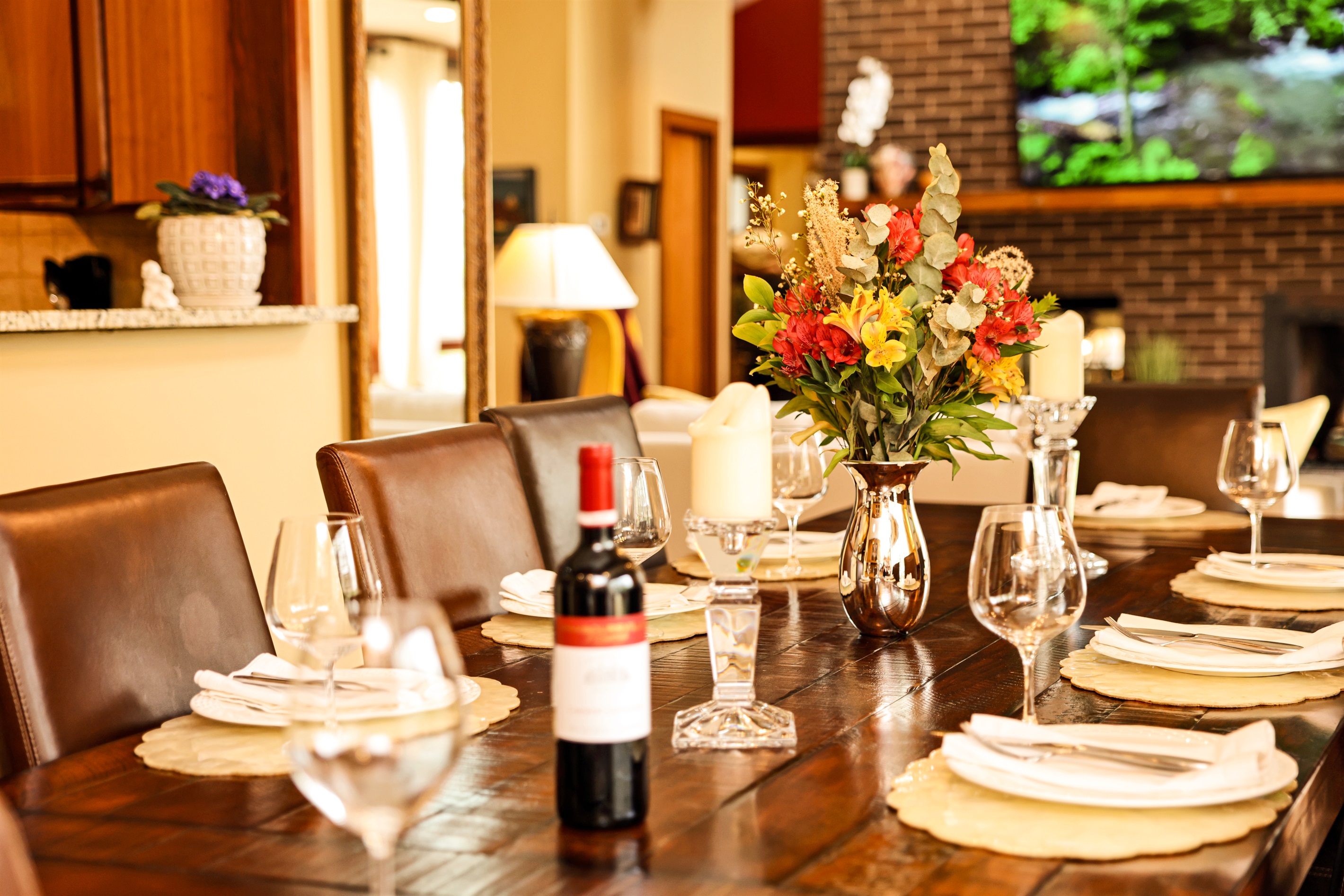 China and porcelain dishware for meals and celebrating special occasions.