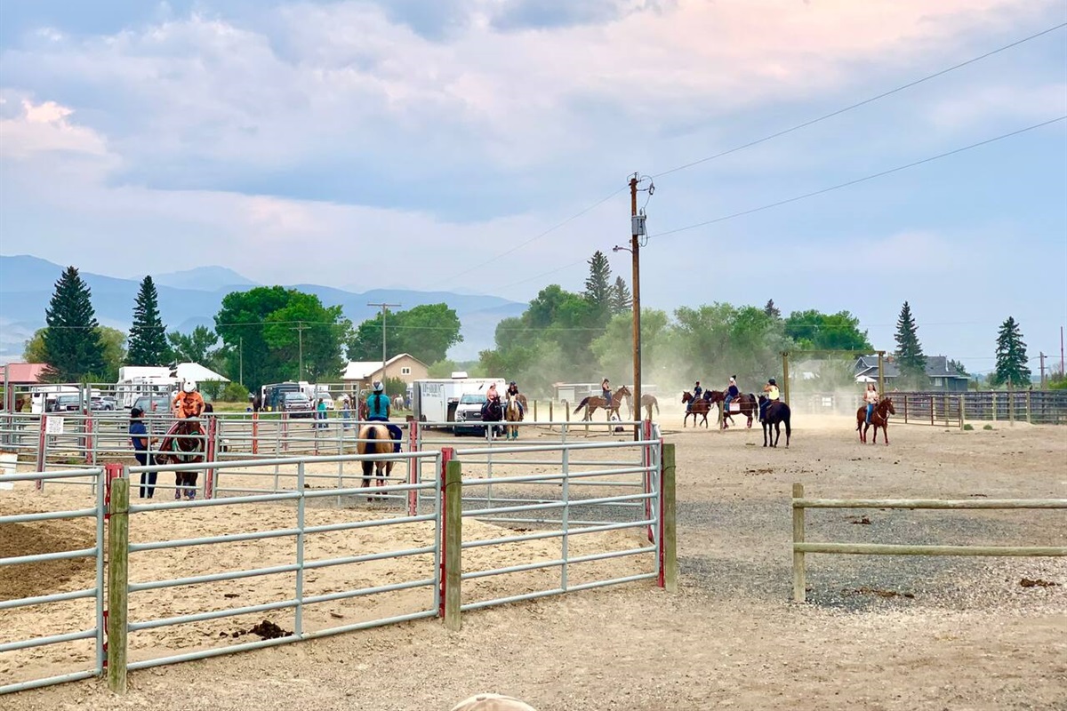 Whitehall's Rodeo Grounds are a 10-minute drive and offer an unforgettable opportunity to catch barrel racing and other events during the warmer moths.