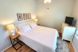 Bedroom with Queen Bed and Fire TV