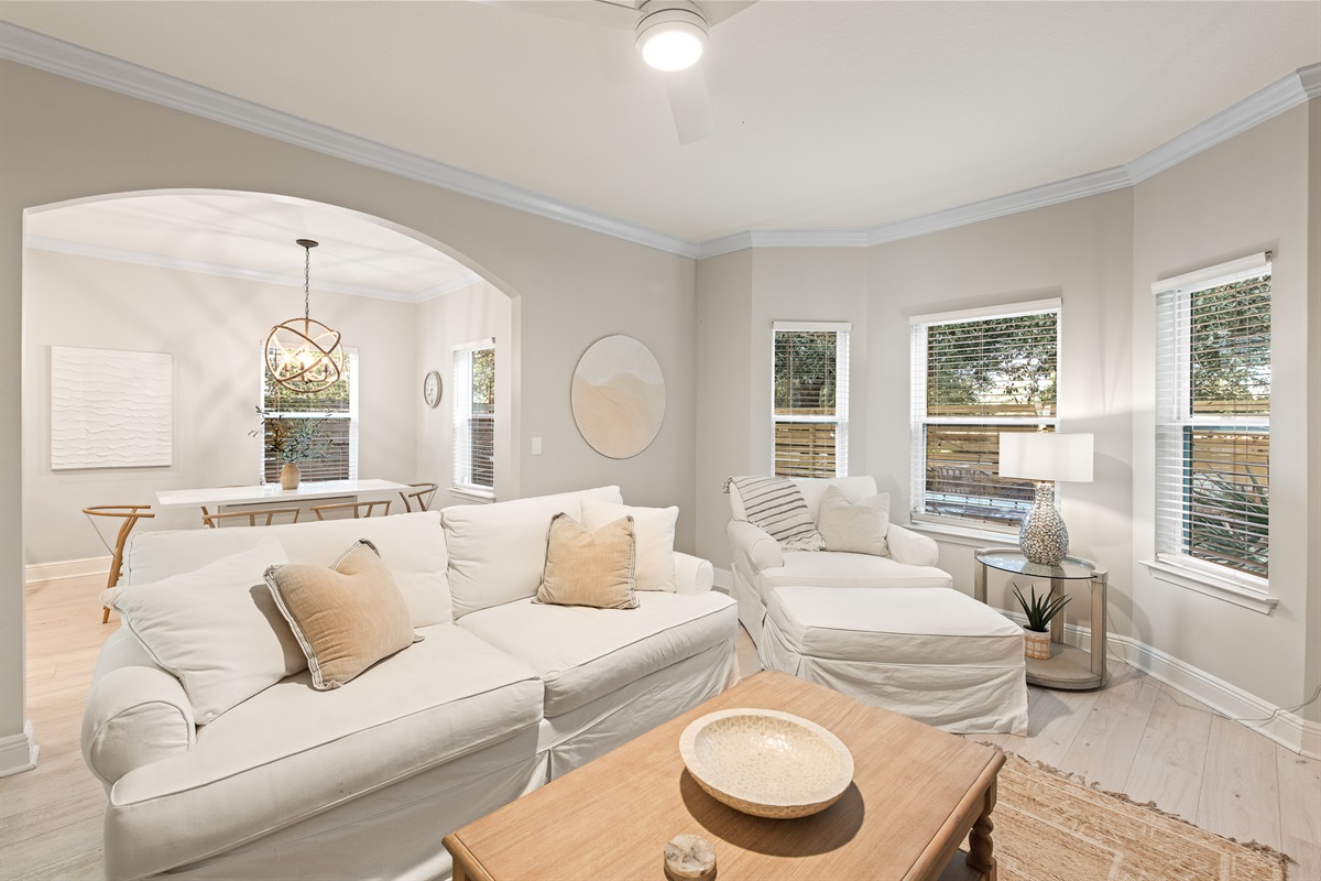 Living Room #2: Enhance your group stay with an extra living area, perfect for giving everyone room to spread out.