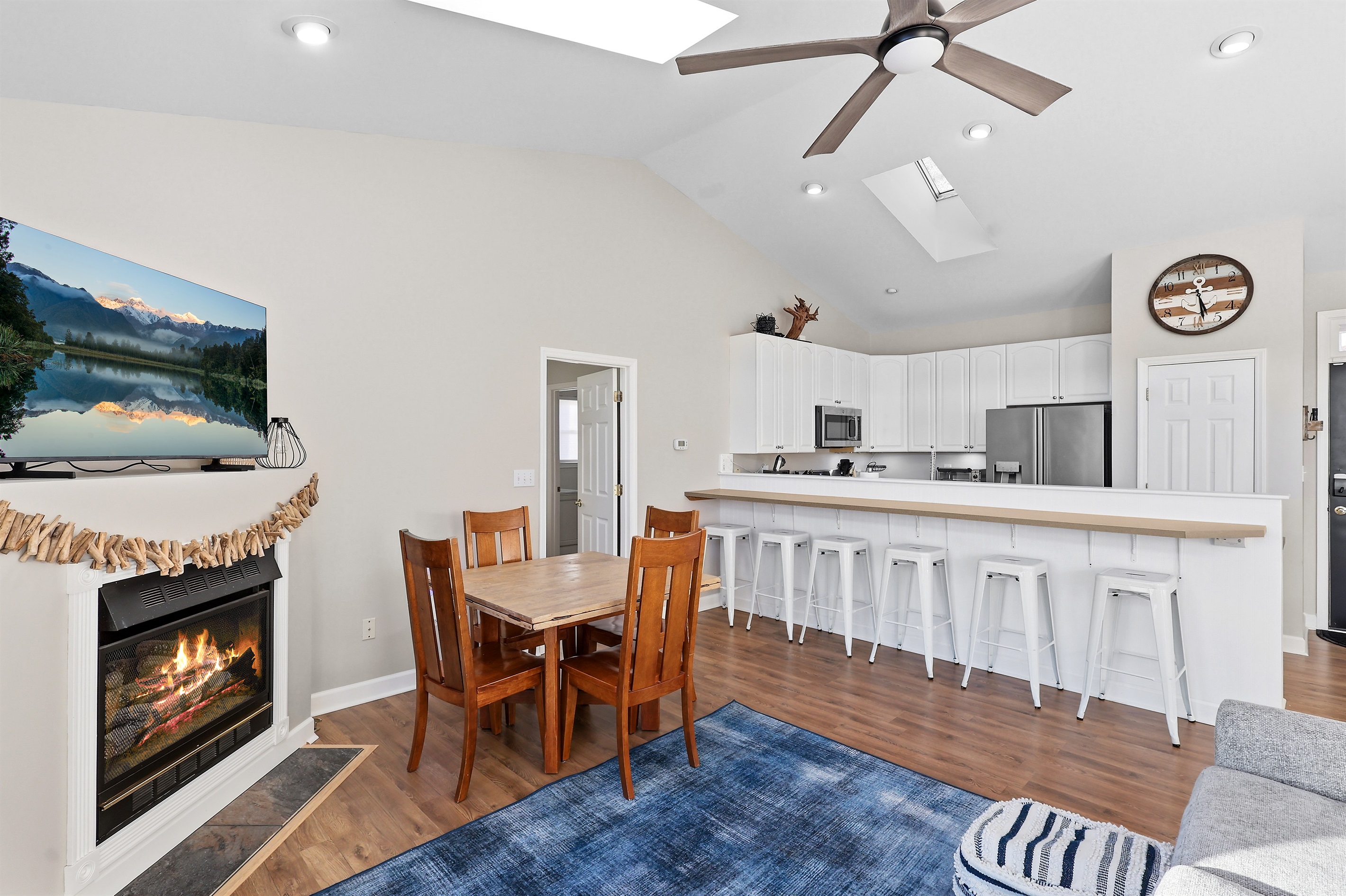 Living Room Main Floor and Kitchen 