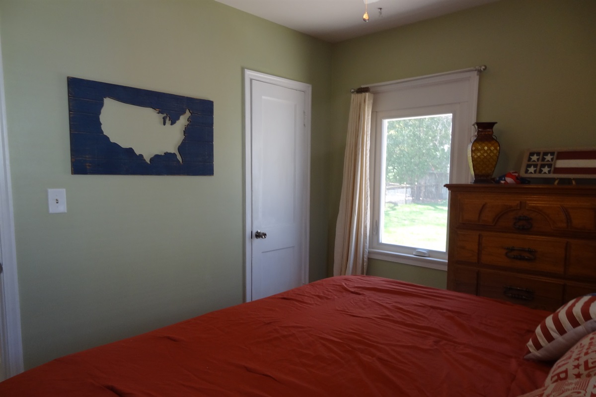 Bedroom 1 with king bed