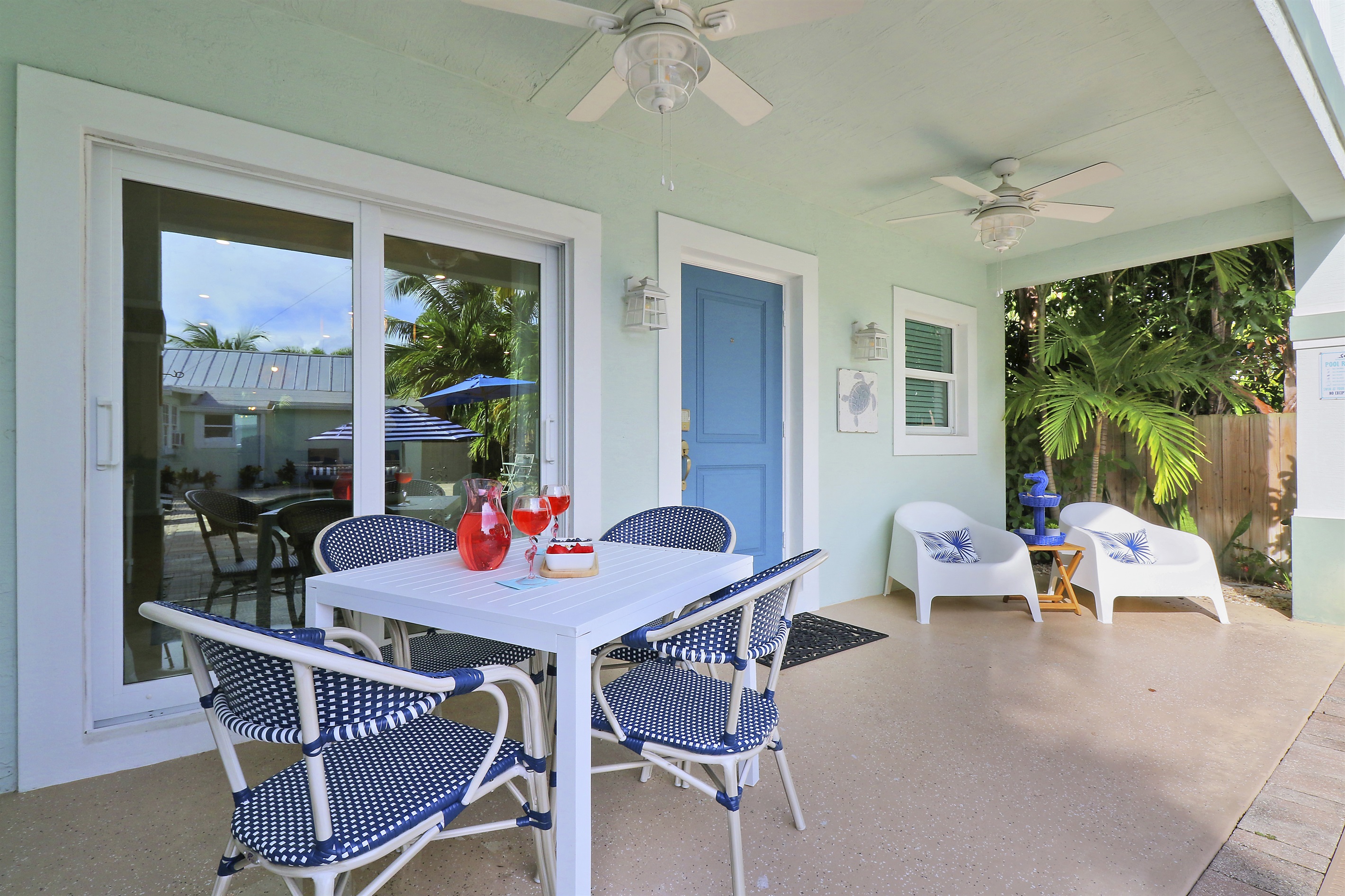 Comfortable outdoor space to gather, and make memories