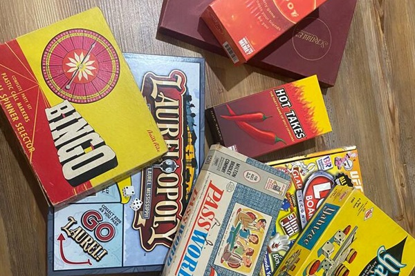 Rainy day? We have plenty for you to do inside. Or call Liz she has tons of things to do and places to play.