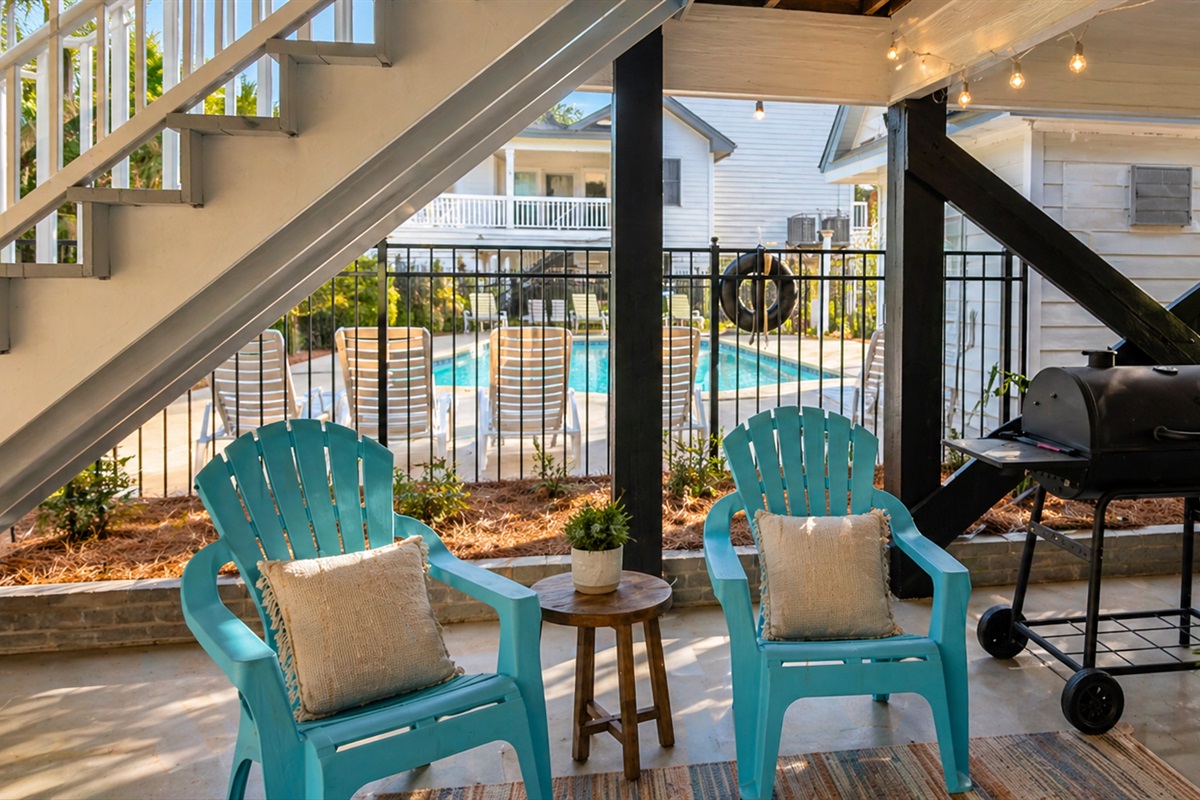 Soak up the sunshine and fire up the grill! Your private outdoor space is perfect for laid-back afternoons and enjoy effortless vacation moments
