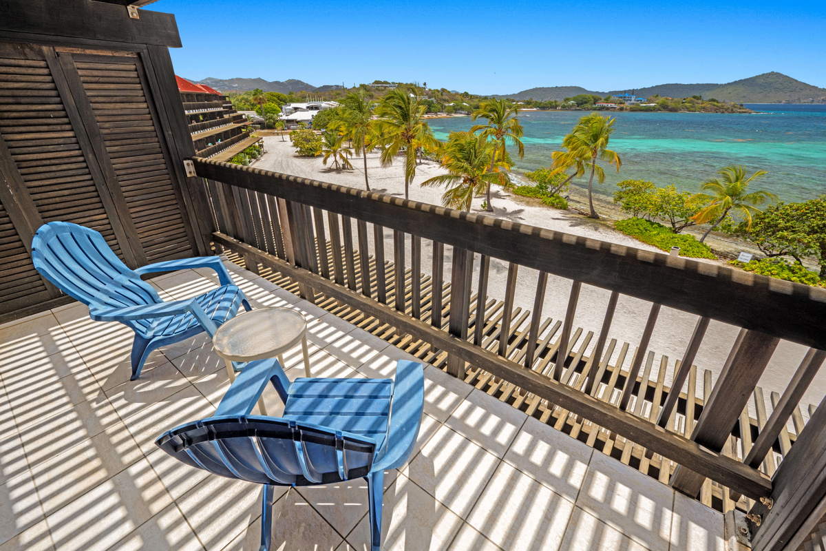 Step outside to your private balcony and enjoy peaceful island views.