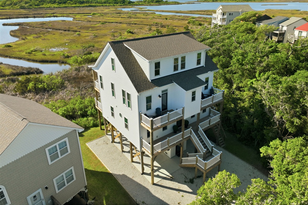 Spacious coastal retreat surrounded by nature and elevated for stunning views