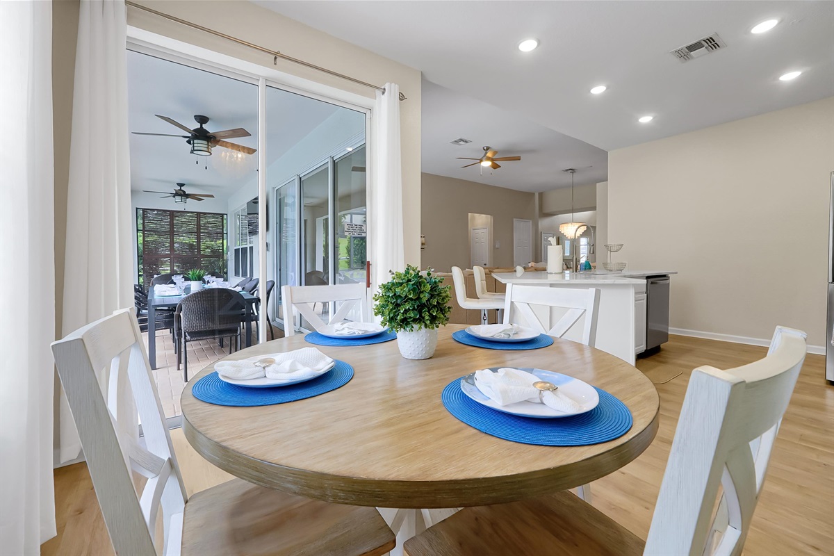 Breakfast table