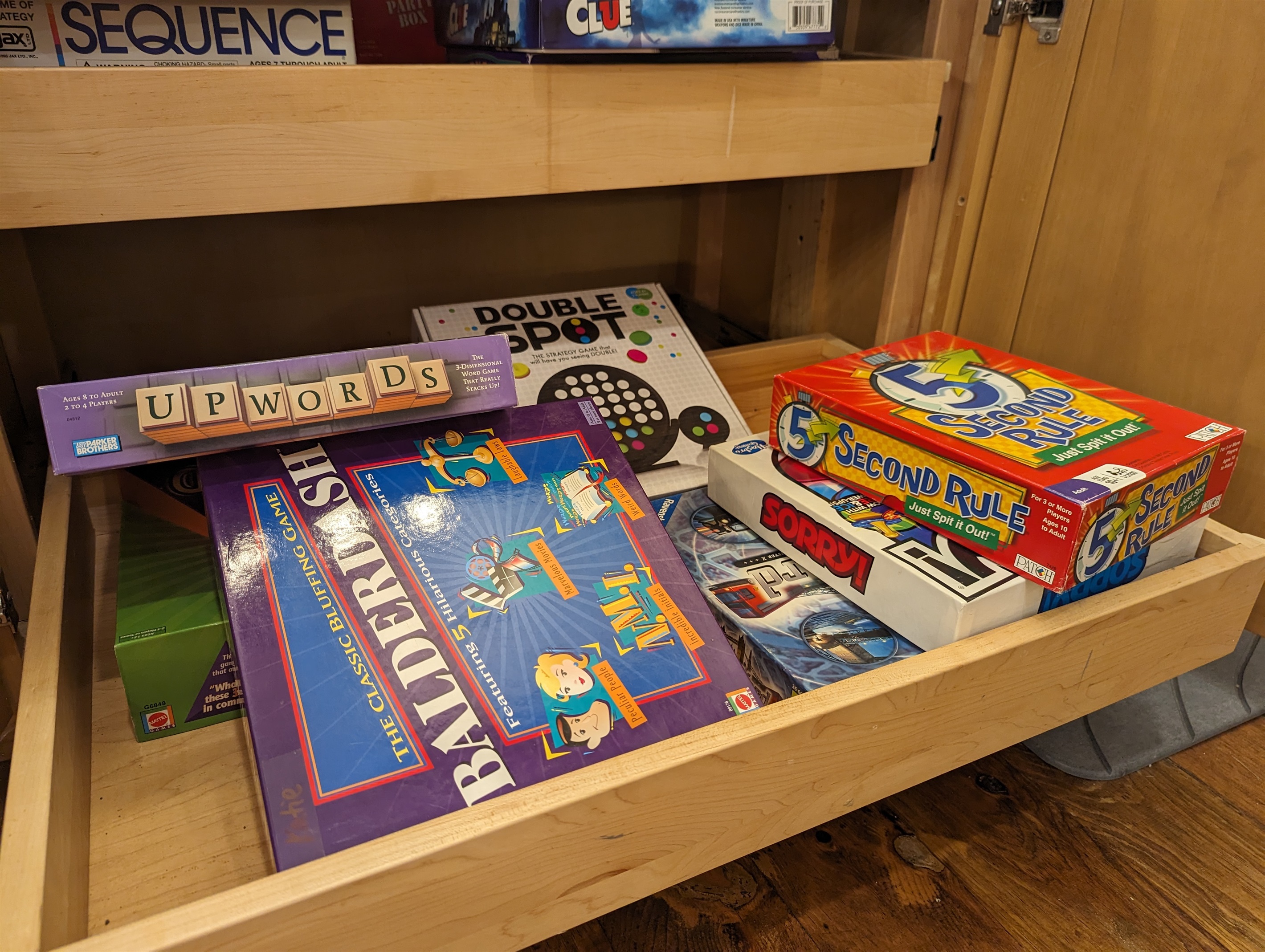 Fun board games for all ages! Located underneath the coffee bar