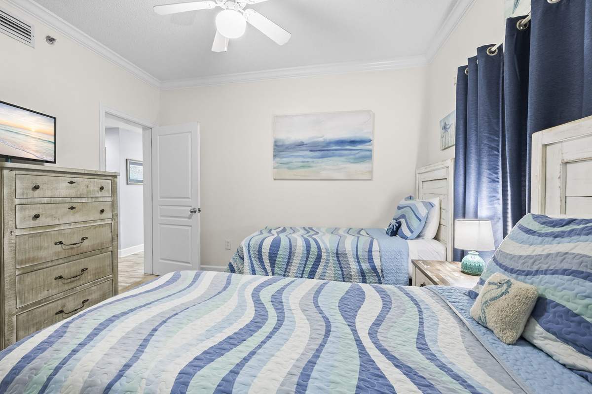 Two twin beds