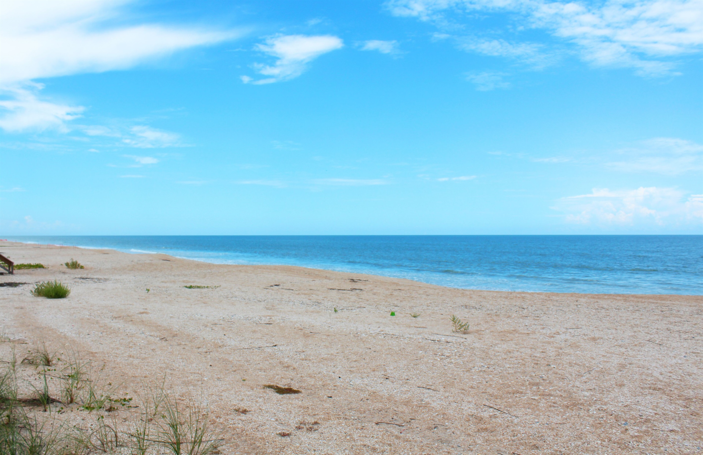 You have the beach mostly to yourself. Not too near any public access!