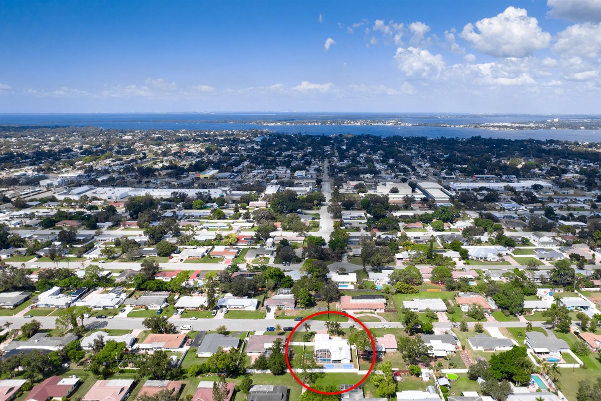 Capture the beauty of your relaxing haven from above, located just moments from the beach, great restaurants, and favorite local attractions.