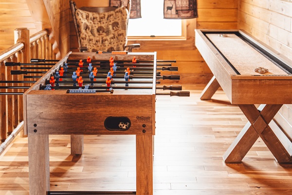 Brand New Shuflepuck and Foosball Table for Kids of All Ages!