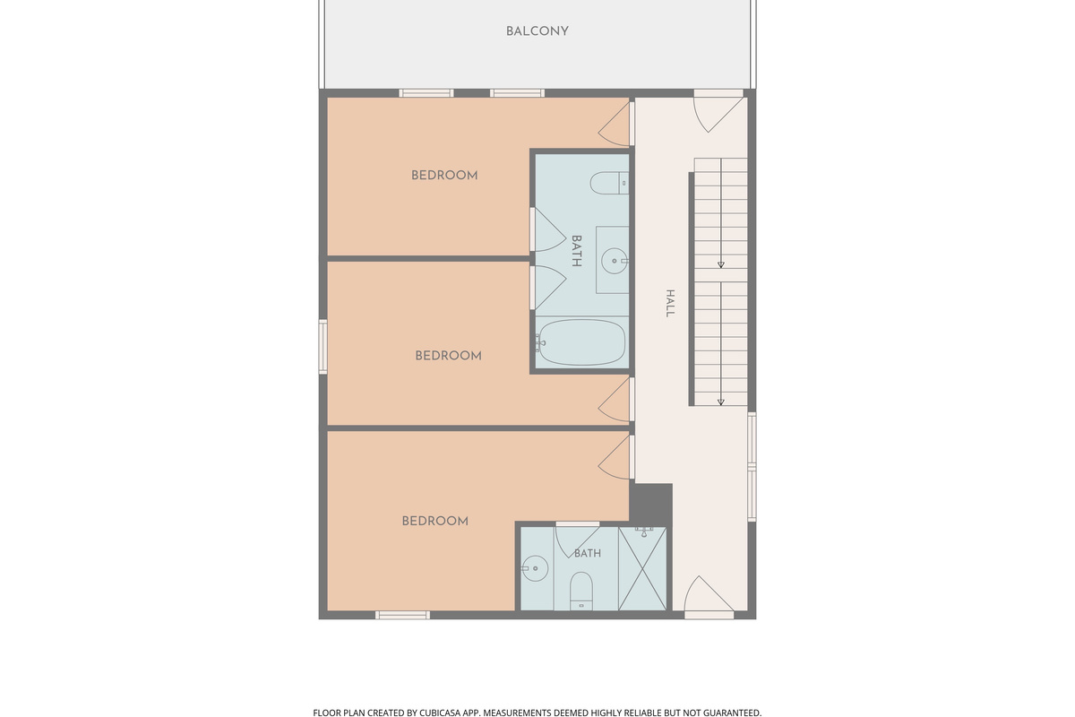 Head up on level to the additional cozy bedrooms.