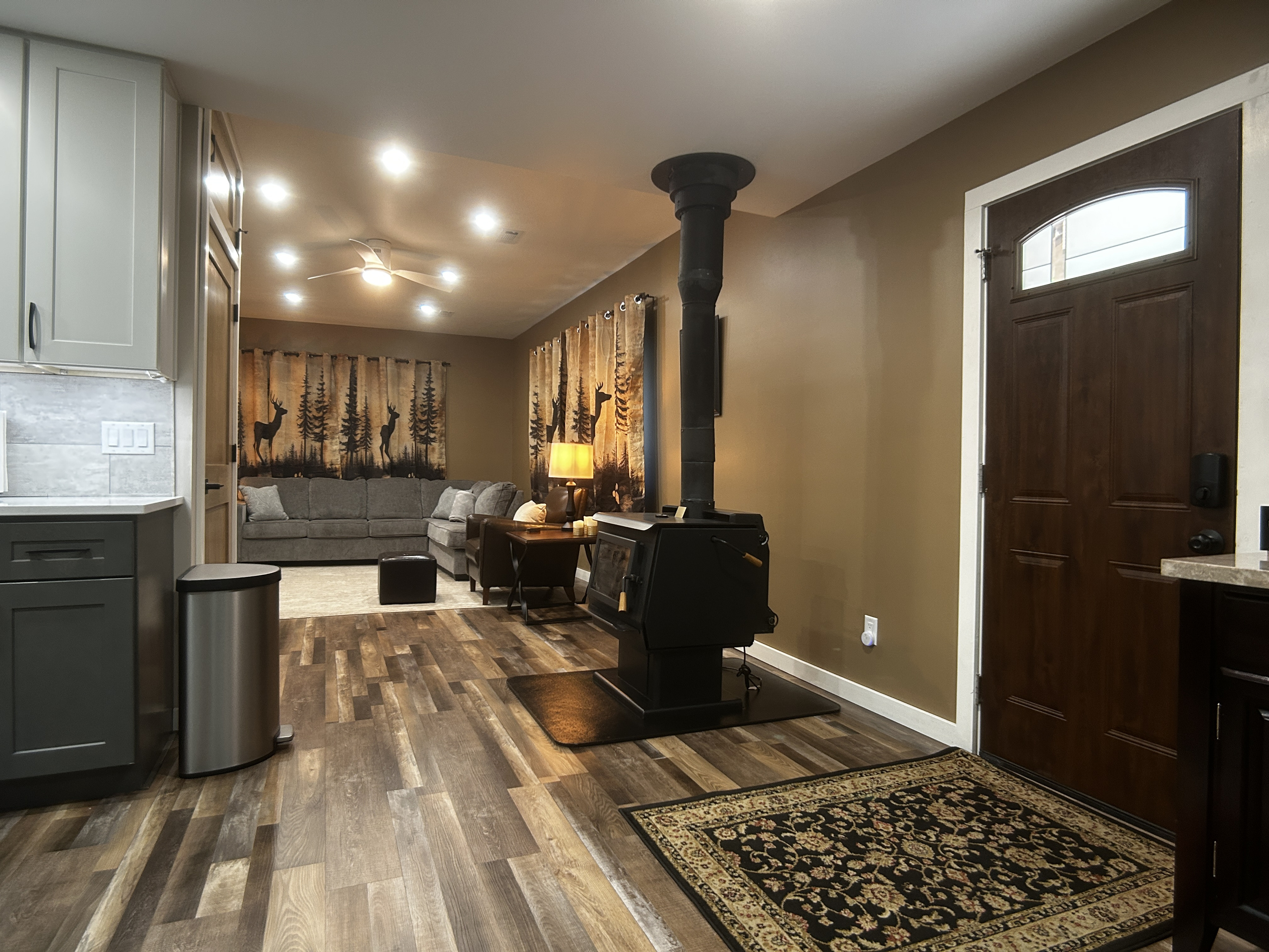 Check with hosts about purchasing the wood burning stove package during the winter.