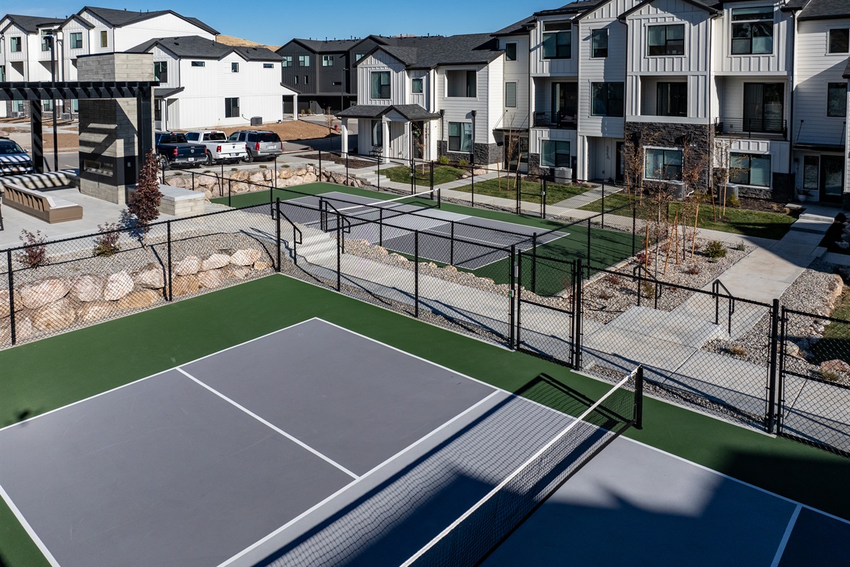 Community Pickleball Courts or Tennis Courts.