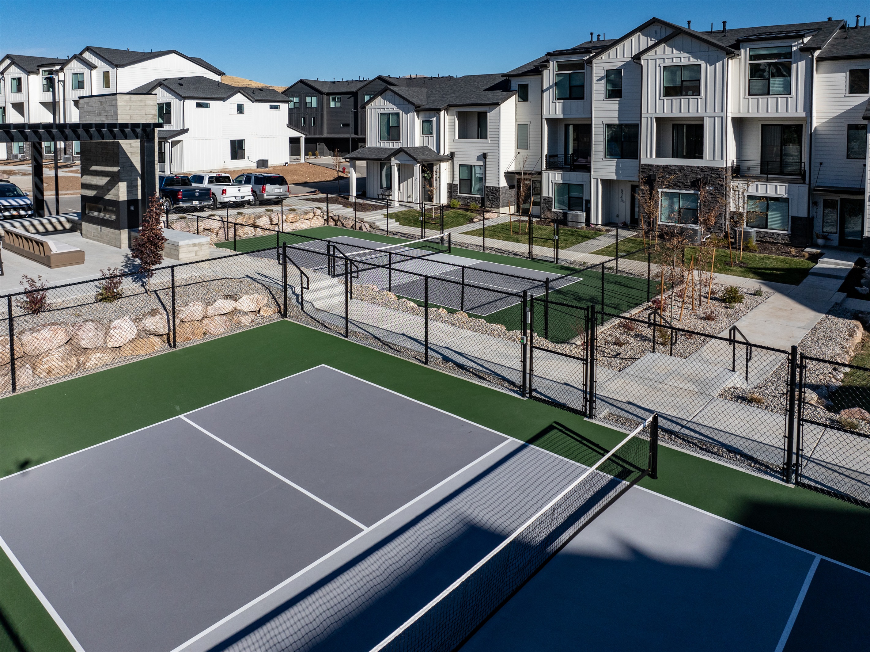 Community Pickleball Courts or Tennis Courts.