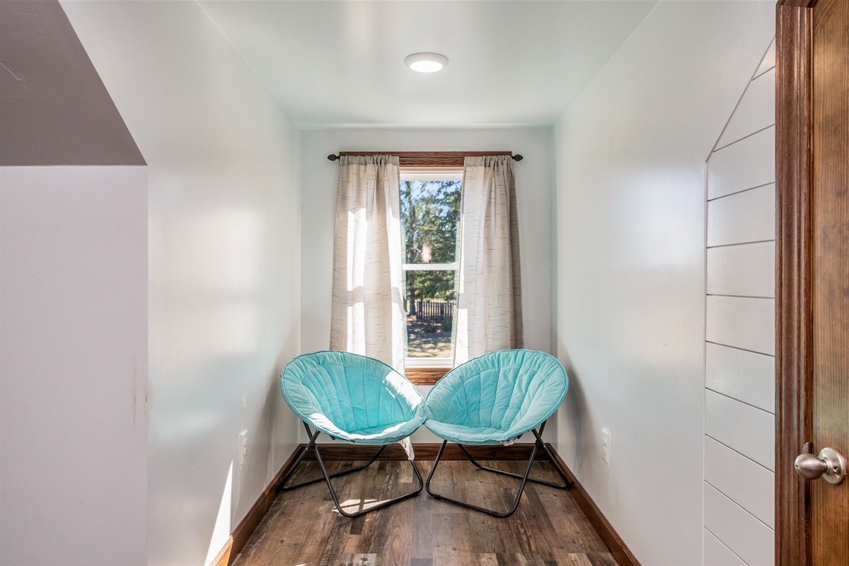 Stylish bathroom with twin vessel sinks, natural light, and a spa-like feel for your morning routine.