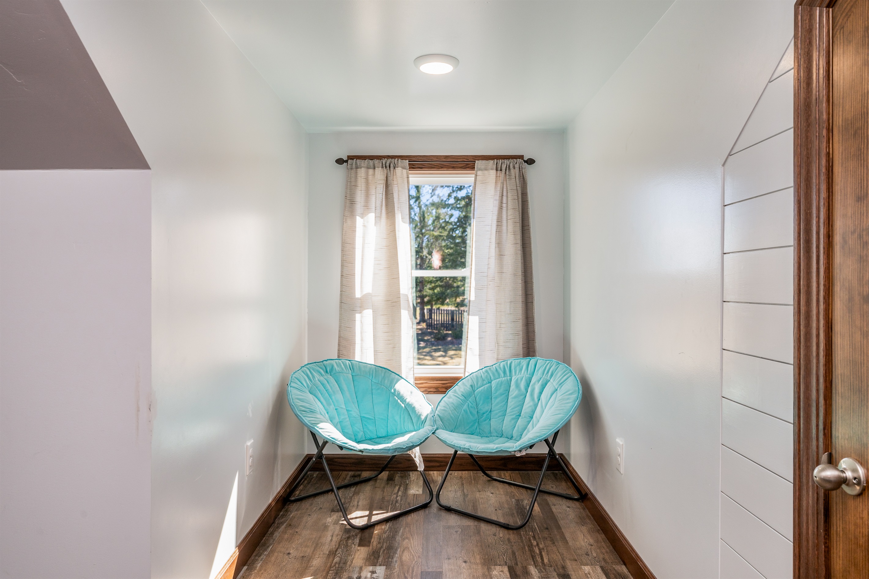 Stylish bathroom with twin vessel sinks, natural light, and a spa-like feel for your morning routine.