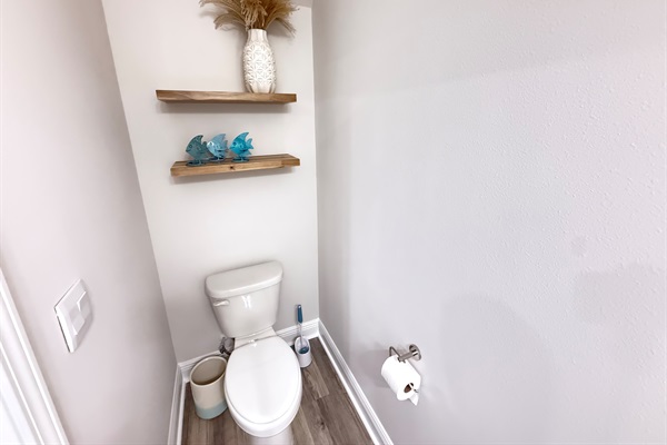 Main floor half bathroom