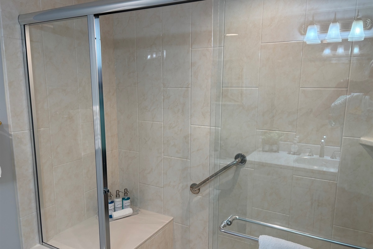 Sliding door for shower
