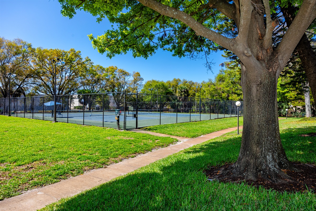 Tennis courts and Pickle Ball Courts