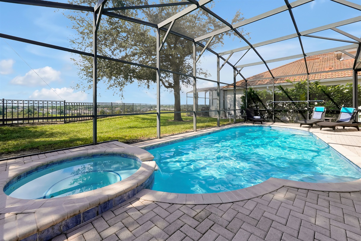 Privacy and Sunny Pool!